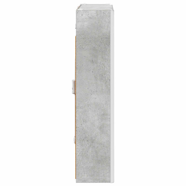 Kylpyhuoneen Peilikaappi Betoni Harmaa 53 x 15,5 x 70 cm