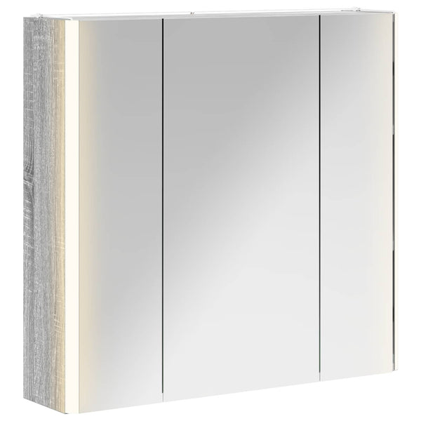 Kylpyhuoneen Peilikaappi Harmaa Sonoma 63,5 x 15,5 x 60,5 cm