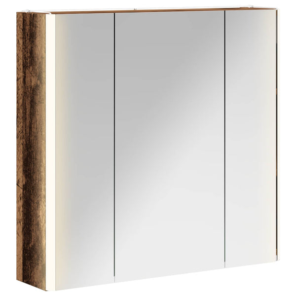 Kylpyhuoneen Peilikaappi Vanha puu 63,5 x 15,5 x 60,5 cm