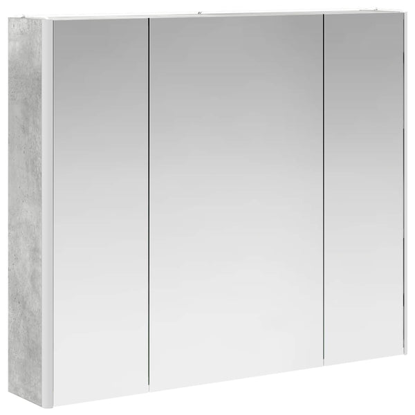 Kylpyhuoneen Peilikaappi Betoni Harmaa 83,5 x 15,5 x 70 cm