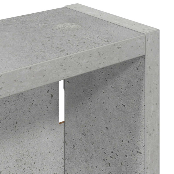 Kylpyhuoneen seinäkaappi Betoni Harmaa 20 x 10 x 50 cm