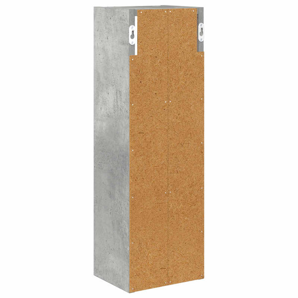 Kylpyhuoneen seinäkaappi Betoni Harmaa 20 x 16 x 62,5 cm