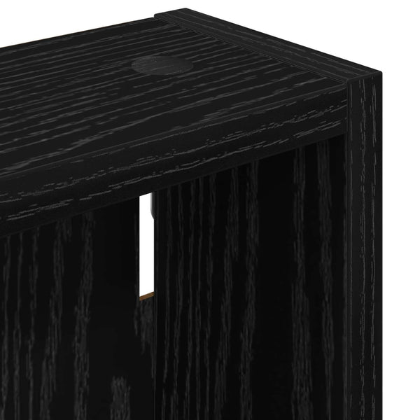 Kylpyhuoneen seinäkaappi Musta Tammi 30 x 10 x 50 cm