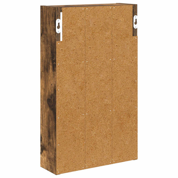 Kylpyhuoneen seinäkaappi Savustettu Tammi 30 x 10 x 50 cm