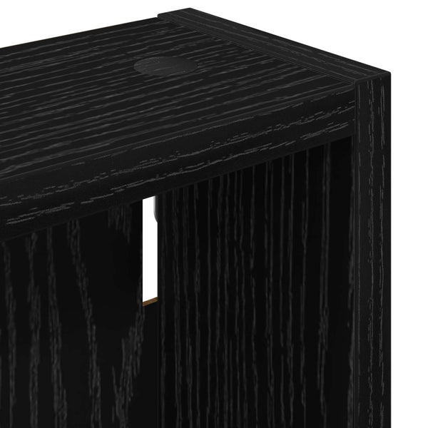 Kylpyhuoneen seinäkaappi Musta Tammi 30 x 10 x 60,5 cm