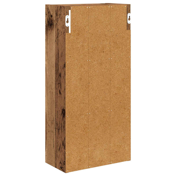 Kylpyhuoneen seinäkaappi Vanha puu 30 x 16 x 62,5 cm