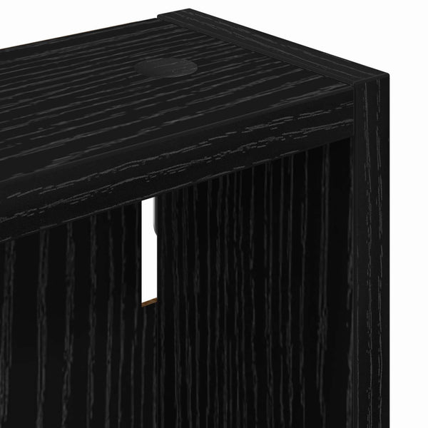 Kylpyhuoneen seinäkaappi Musta tammi 40 x 10 x 60,5 cm
