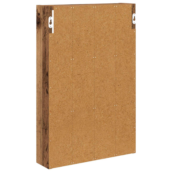 Kylpyhuoneen seinäkaappi Vanha puu 40 x 10 x 60,5 cm