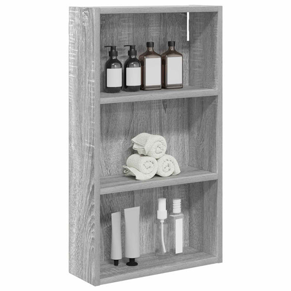 Kylpyhuoneen seinäkaappi Harmaa Sonoma 40 x 14 x 70 cm
