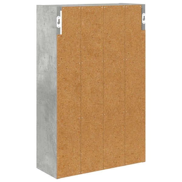 Kylpyhuoneen seinäkaappi Betoni Harmaa 40 x 16 x 62,5 cm