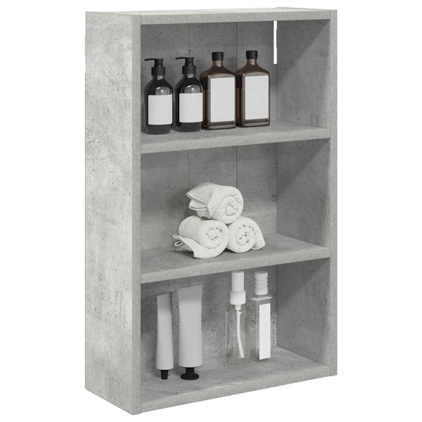 Kylpyhuoneen seinäkaappi Betoni Harmaa 40 x 16 x 62,5 cm