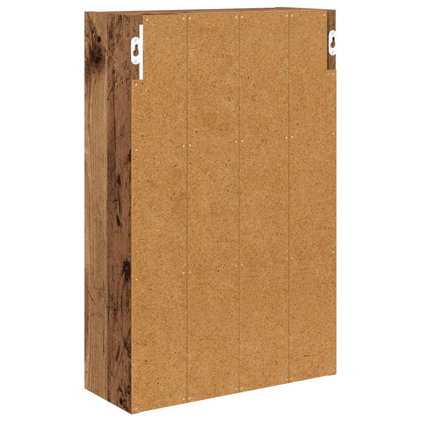 Kylpyhuoneen seinäkaappi Vanha puu 40 x 16 x 62,5 cm