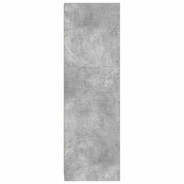 Vaatekaappi Betoni Harmaa 79,5 x 49 x 156 cm Käsitelty puu