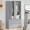 Vaatekaappi Harmaa Sonoma 79,5 x 49 x 156 cm Käsitelty puu