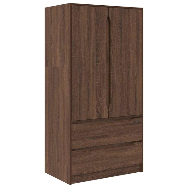 Vaatekaappi Ruskea tammi 79,5 x 49 x 156 cm Käsitelty puu
