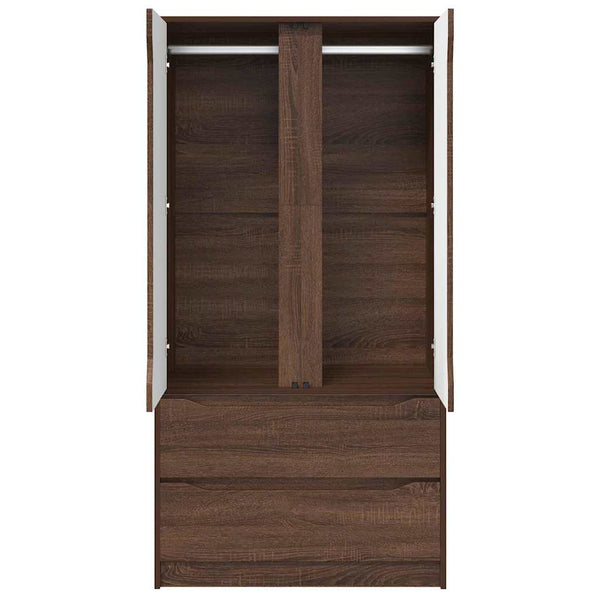 Vaatekaappi Ruskea tammi 79,5 x 49 x 156 cm Käsitelty puu
