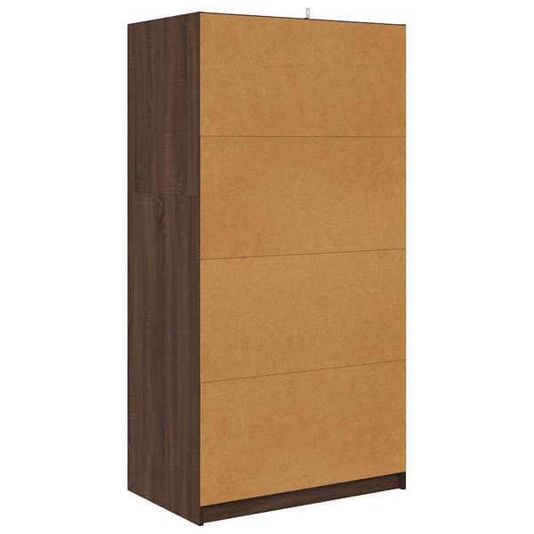 Vaatekaappi Ruskea tammi 79,5 x 49 x 156 cm Käsitelty puu