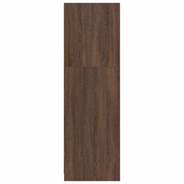 Vaatekaappi Ruskea tammi 79,5 x 49 x 156 cm Käsitelty puu