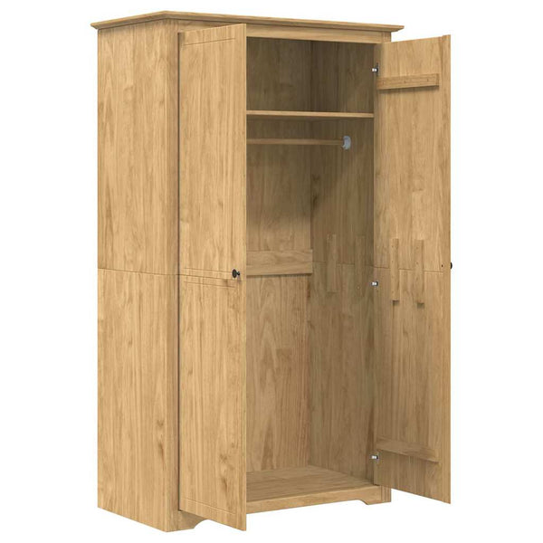 Vaatekaappi BODO Hunajaruskea 53,5 x 99 x 173 cm Tekninen puu