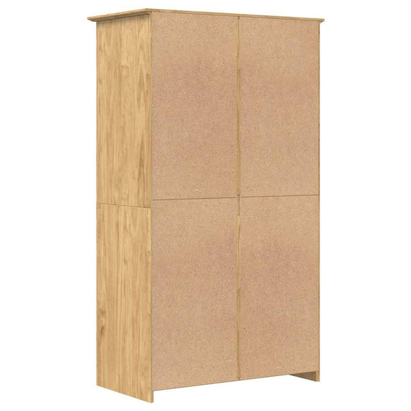 Vaatekaappi BODO Hunajaruskea 53,5 x 99 x 173 cm Tekninen puu