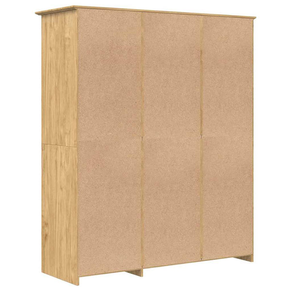 Vaatekaappi BODO Hunajaruskea 146 x 53,5 x 173 cm Tekninen puu
