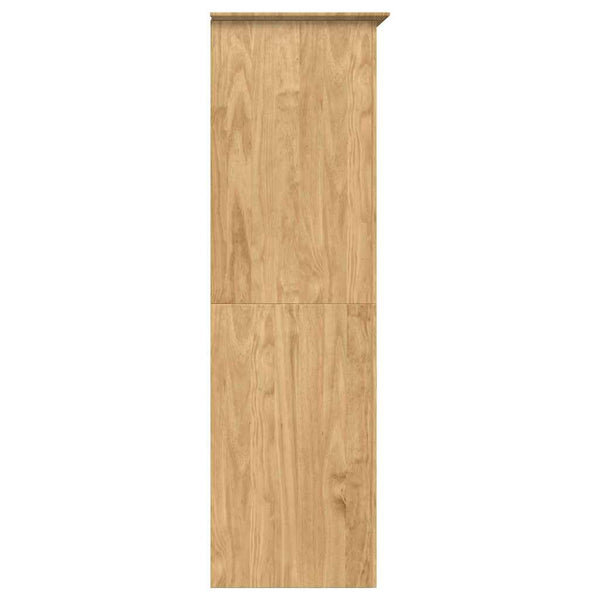 Vaatekaappi BODO Hunajaruskea 146 x 53,5 x 173 cm Tekninen puu