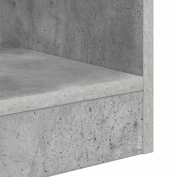 Päätypöytä 2 pcs Betoni Harmaa 30,5 x 30 x 45 cm Tekninen puu