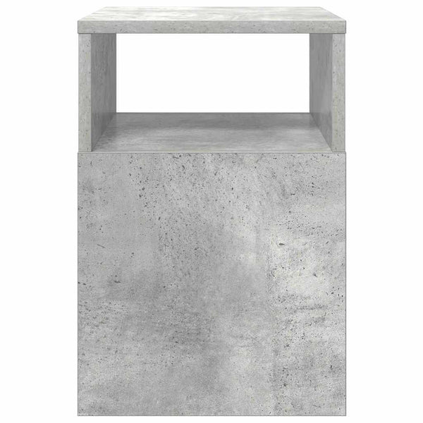 Päätypöytä 2 pcs Betoni Harmaa 30,5 x 30 x 45 cm Tekninen puu