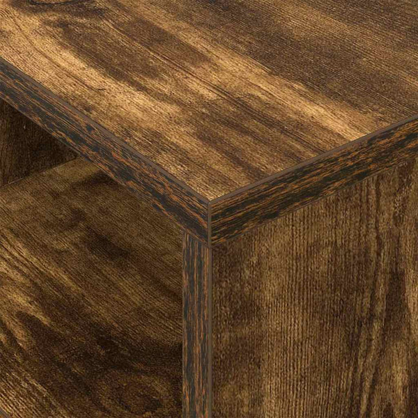 Päätypöytä 2 pcs Savupähkinä 30,5 x 30 x 45 cm Tekninen puu