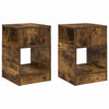 Päätypöytä 2 pcs Savupähkinä 30,5 x 30 x 45 cm Tekninen puu