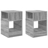 Päätypöytä 2 pcs Harmaa Sonoma 30,5 x 30 x 45 cm Tekninen puu