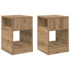Päätypöytä 2 pcs Artisan tammi 30,5 x 30 x 45 cm Tekninen puu