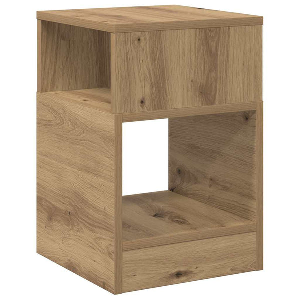 Päätypöytä 2 pcs Artisan tammi 30,5 x 30 x 45 cm Tekninen puu