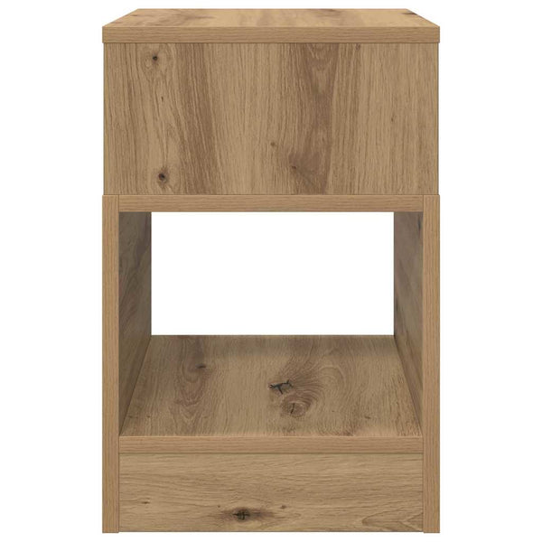 Päätypöytä 2 pcs Artisan tammi 30,5 x 30 x 45 cm Tekninen puu