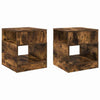 Päätypöytä 2 pcs Savupähkinä 40,5 x 40 x 45 cm Tekninen puu