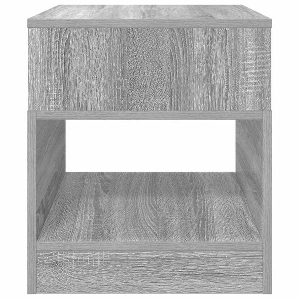Päätypöytä 2 pcs Harmaa Sonoma 40,5 x 40 x 45 cm Tekninen puu