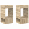 Päätypöytä 2 pcs Sonoman tammi 30 x 30 x 56 cm Tekninen puu
