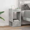 Päätypöytä 2 pcs Betoni Harmaa 30 x 30 x 56 cm Tekninen puu