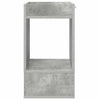 Päätypöytä 2 pcs Betoni Harmaa 30 x 30 x 56 cm Tekninen puu