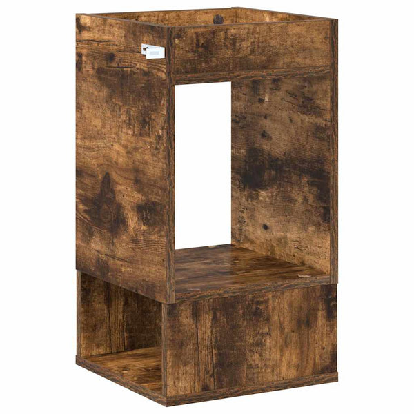 Päätypöytä 2 pcs Savupähkinä 30 x 30 x 56 cm Tekninen puu