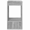 Päätypöytä 2 pcs Harmaa Sonoma 30 x 30 x 56 cm Tekninen puu