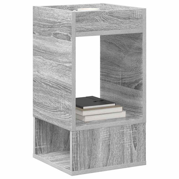 Päätypöytä 2 pcs Harmaa Sonoma 30 x 30 x 56 cm Tekninen puu