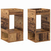 Päätypöytä 2 pcs Vanha puu 30 x 30 x 56 cm Tekninen puu