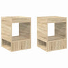 Päätypöytä 2 pcs Sonoman tammi 40 x 40 x 56 cm Tekninen puu