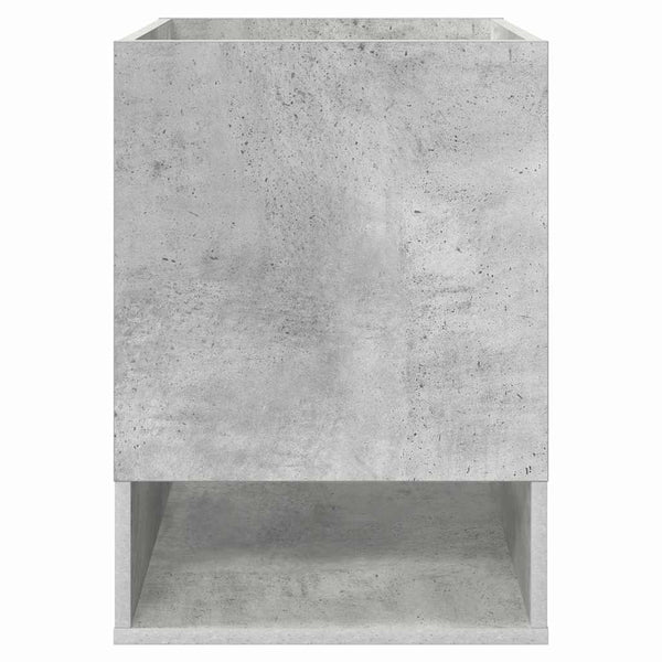 Päätypöytä 2 pcs Betoni Harmaa 40 x 40 x 56 cm Tekninen puu