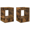 Päätypöytä 2 pcs Savupähkinä 40 x 40 x 56 cm Tekninen puu