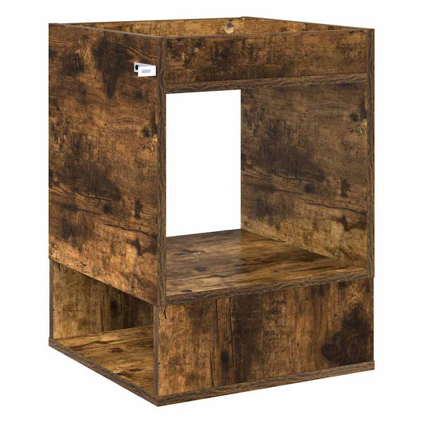 Päätypöytä 2 pcs Savupähkinä 40 x 40 x 56 cm Tekninen puu