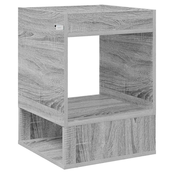 Päätypöytä 2 pcs Harmaa Sonoma 40 x 40 x 56 cm Tekninen puu