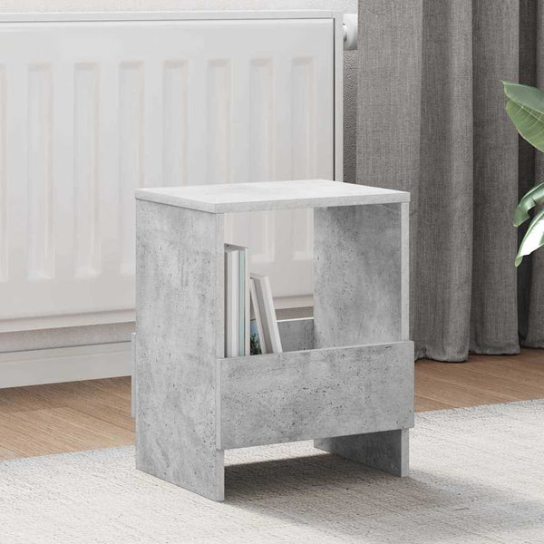 Lehtiteline Betoni Harmaa 35 x 30 x 45 cm