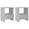 Lehtiteline 2 kpl Betoni Harmaa 35 x 30 x 45 cm